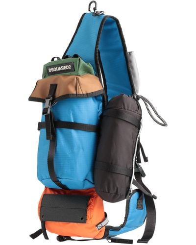 DSquared² Azure Backpack Textile Fibres - Blue