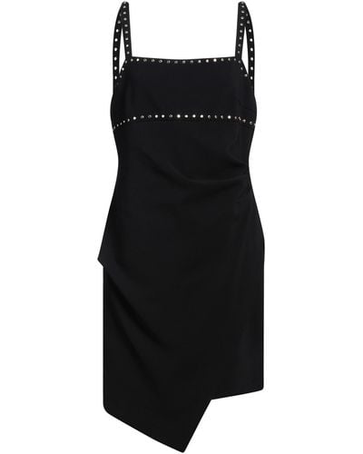 Pinko Mini Dress Polyester, Elastane, Aluminum - Black
