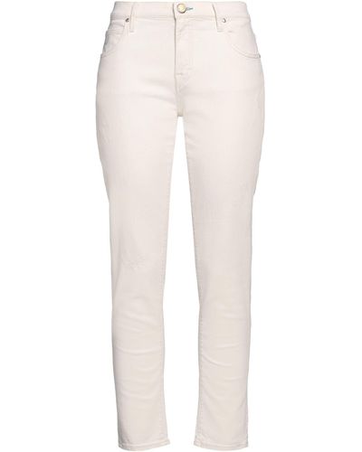Jacob Coh?n Jeans Cotton, Linen, Elastane - White