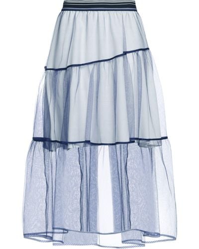 Twin Set Midi Skirt - Blue
