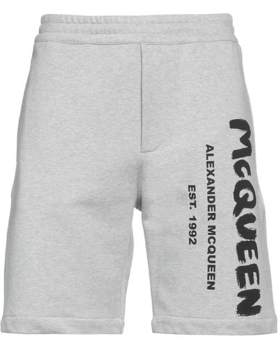 Alexander McQueen Shorts & Bermudashorts - Grau
