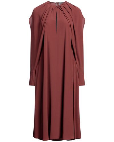 Erika Cavallini Semi Couture Midi Dress - Red