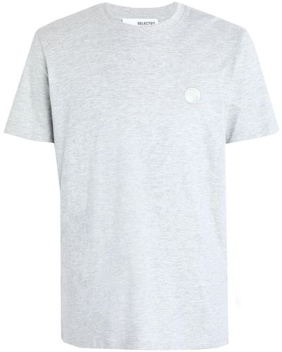 SELECTED T-shirt - Grey