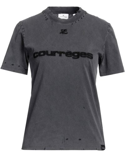 Courreges T-shirts - Schwarz