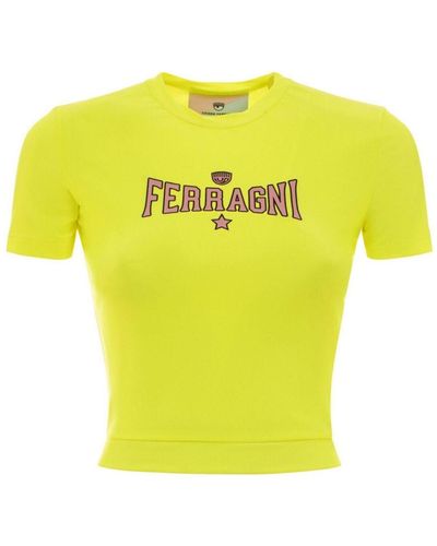 Chiara Ferragni T-shirts - Gelb