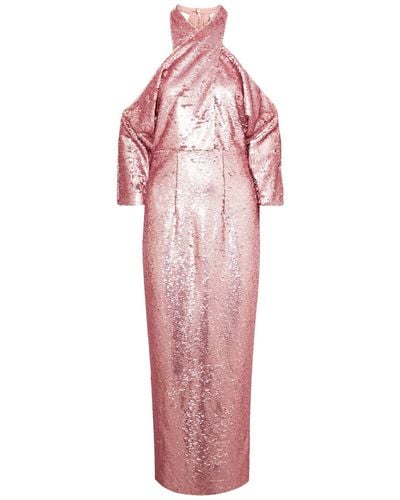 Safiyaa Long Dress - Pink