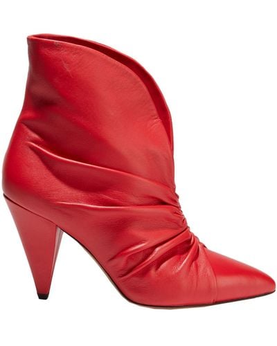 Isabel Marant Ankle Boots - Red