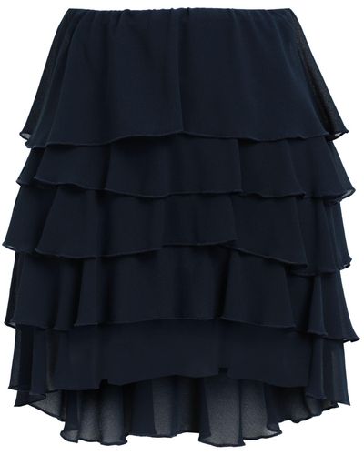 Soallure Midi Skirt - Blue