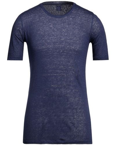 120% Lino Sweater Linen - Blue