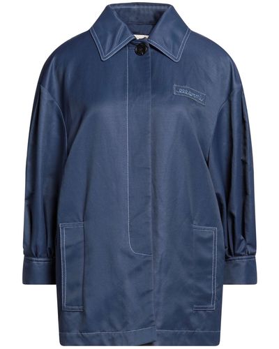 Marni Overcoat & Trench Coat - Blue