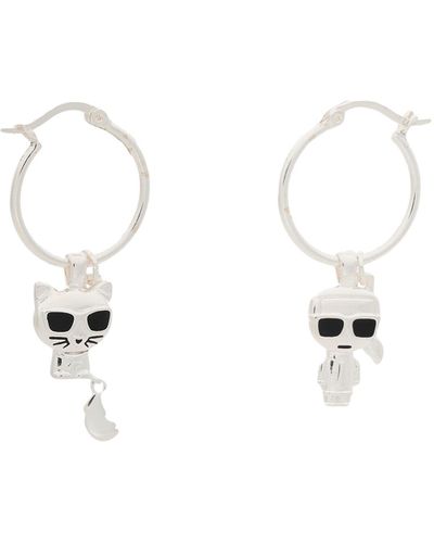 Karl Lagerfeld Earrings - Metallic