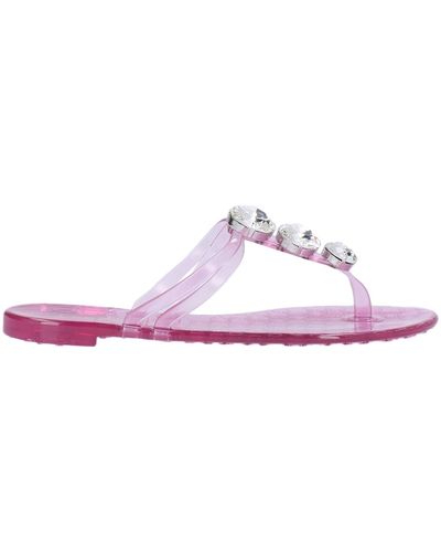 Le Silla Toe Strap Sandals - Purple