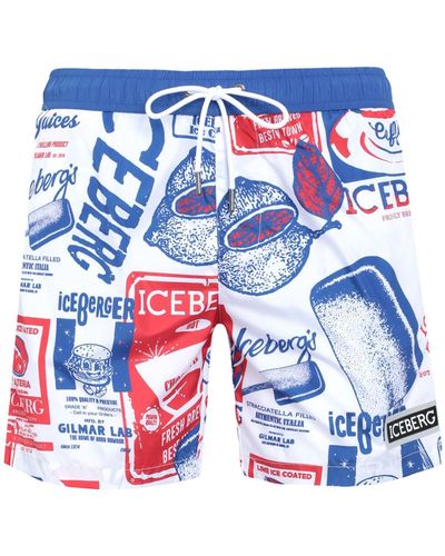 Iceberg Boxer Da Mare - Rosso