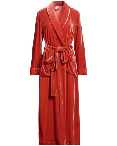 Vivis Dressing Gown Or Bathrobe - Red