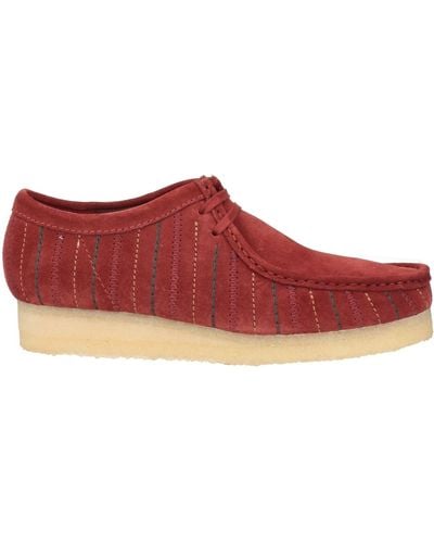 Clarks Chaussures à lacets - Rouge