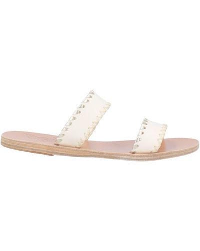 Ancient Greek Sandals Sandals - White