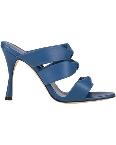 Manolo Blahnik Sandals - Blue