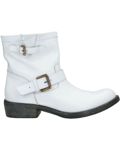 Maria Cristina Ankle Boots - White