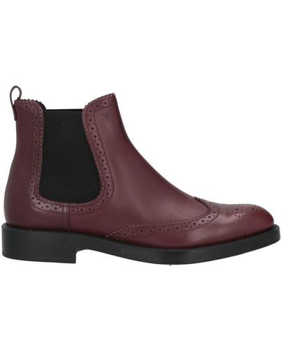 Tod's Ankle Boots - Purple