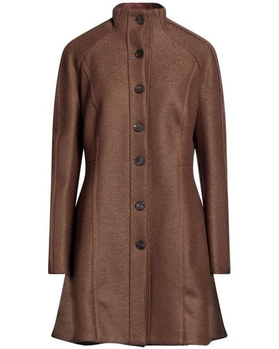 High Overcoat & Trench Coat - Brown