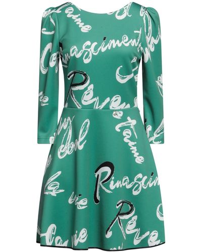 Rinascimento Mini Dress - Green