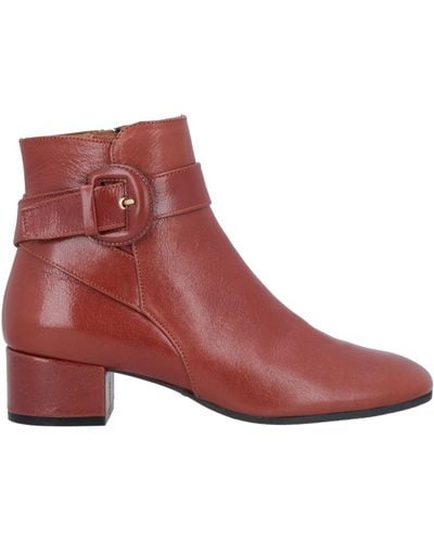 Francesco Russo Ankle Boots - Red