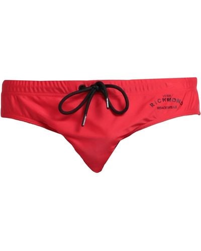 John Richmond Bikini Bottoms & Swim Briefs - Red