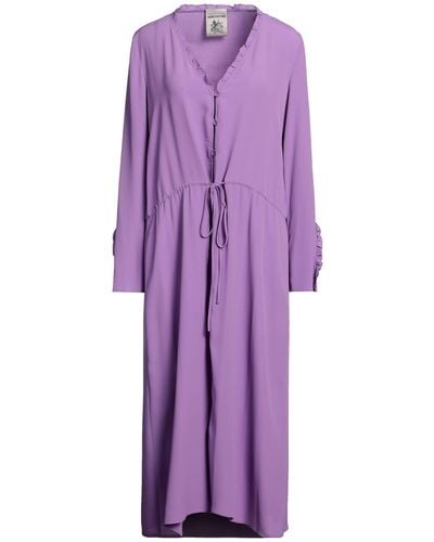 Semicouture Midi Dress - Purple