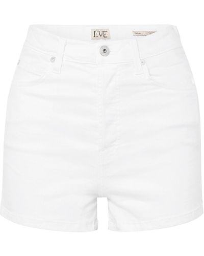 Eve Denim Denim Shorts - White
