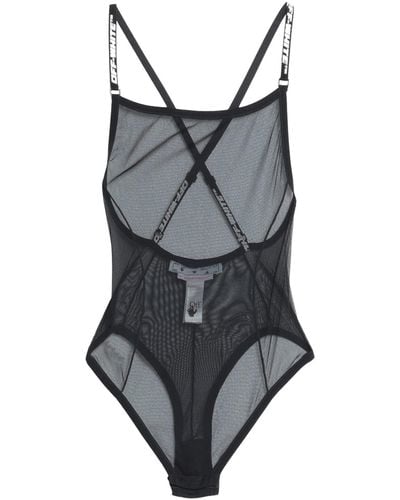 Off-White c/o Virgil Abloh Lingerie Bodysuit - Grey