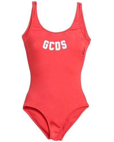 Gcds One-piece Swimsuit - Red