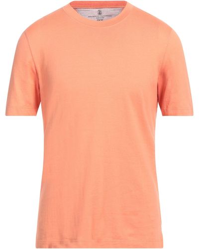 Brunello Cucinelli T-shirts - Orange