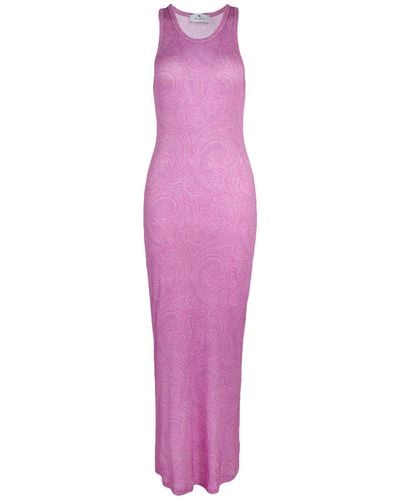 Etro Maxi Dress - Purple
