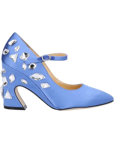 Giannico Court Shoes - Blue