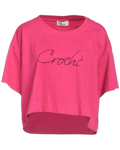 CROCHÈ Camiseta - Rosa
