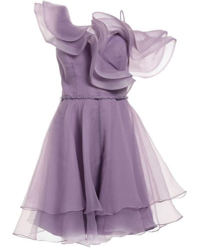 Forever Unique Midi Dress - Purple