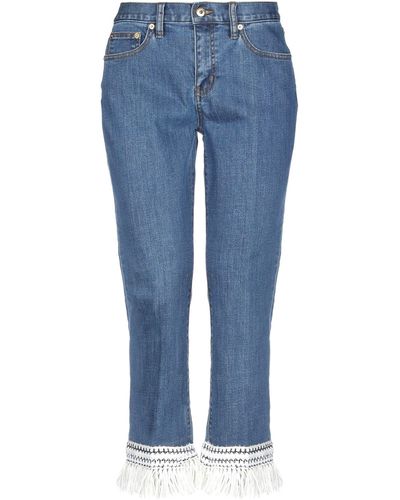 Tory Burch Cropped Jeans - Blu