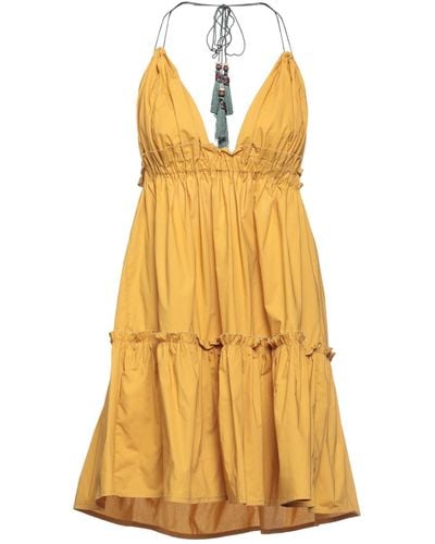 Akep Mini Dress - Yellow