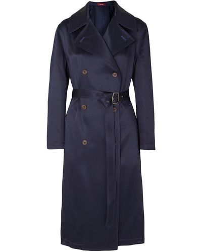 Sies Marjan Overcoat & Trench Coat - Blue