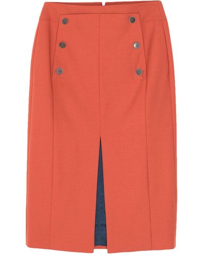 Eleventy Midi Skirt - Orange