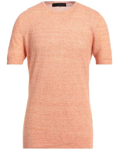 Tagliatore Apricot Sweater Linen - Pink