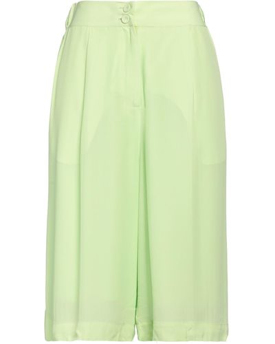 EMMA & GAIA Cropped Trousers - Green