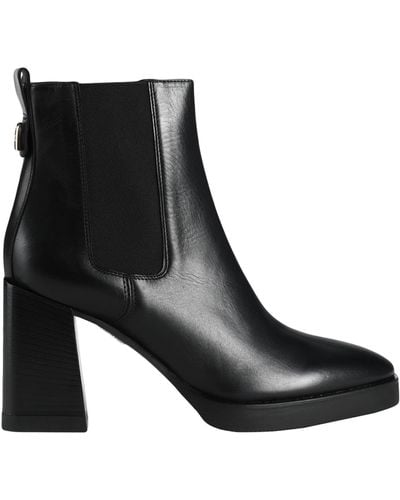 Furla Greta Chelsea Boot T.90 Ankle Boots Soft Leather, Polyester - Black