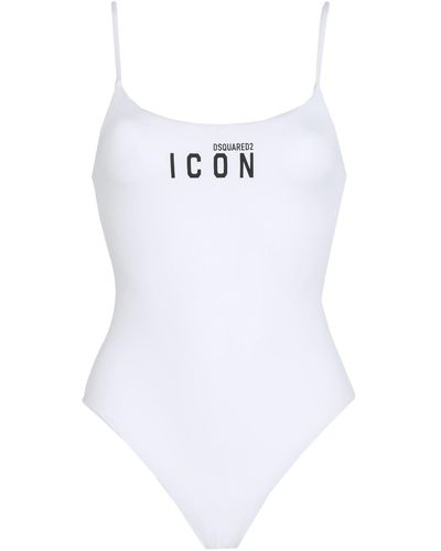 DSquared² One-piece Swimsuit - White