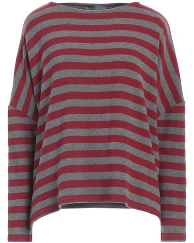NEIRAMI Brick Sweater Acrylic, Cotton, Elastane - Red