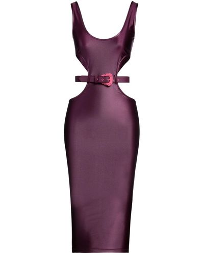 Versace Midi Dress - Purple