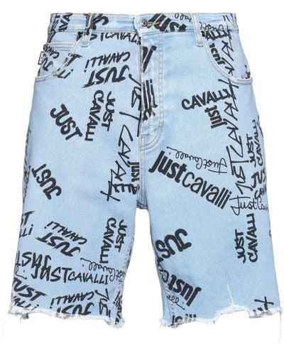 Just Cavalli Shorts Jeans - Blu