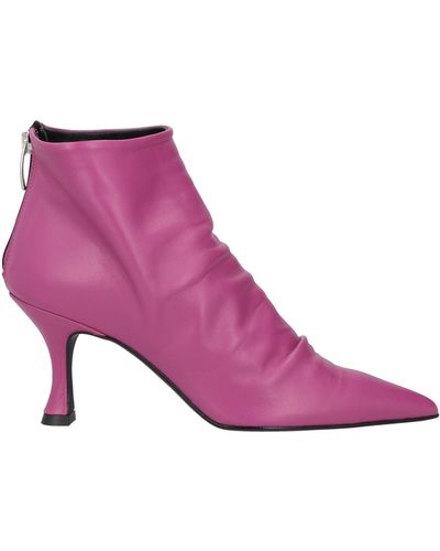 Islo Isabella Lorusso Ankle Boots Soft Leather - Purple