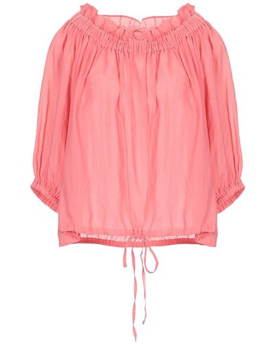 Attic And Barn Blouse - Pink