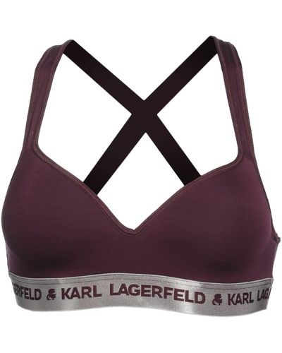 Karl Lagerfeld Bra - Purple